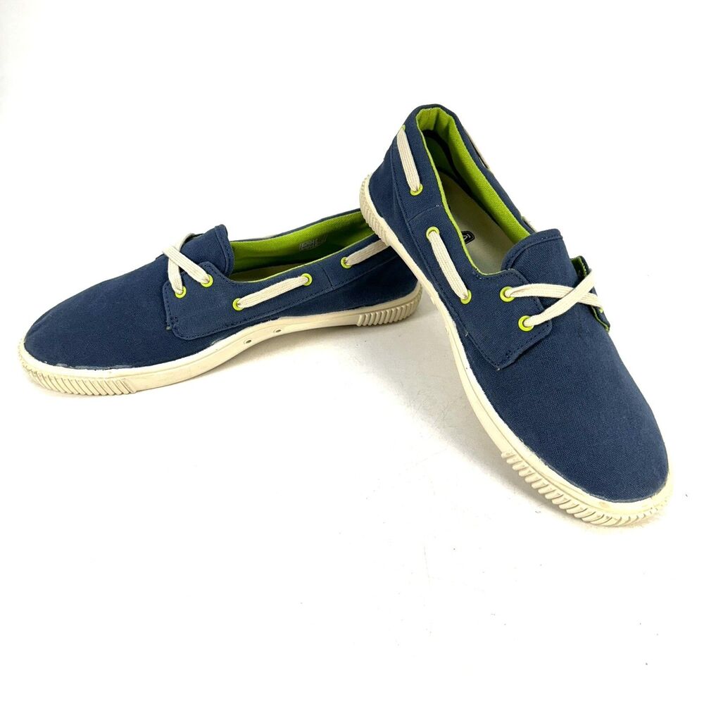 Keen MADERAS Blue Canvas Slip On Boat Shoes Sneakers Women’s Size US 9 EU 39.5